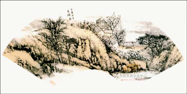 韩敬伟-天门山画稿之一-淘宝-名人字画-中国书