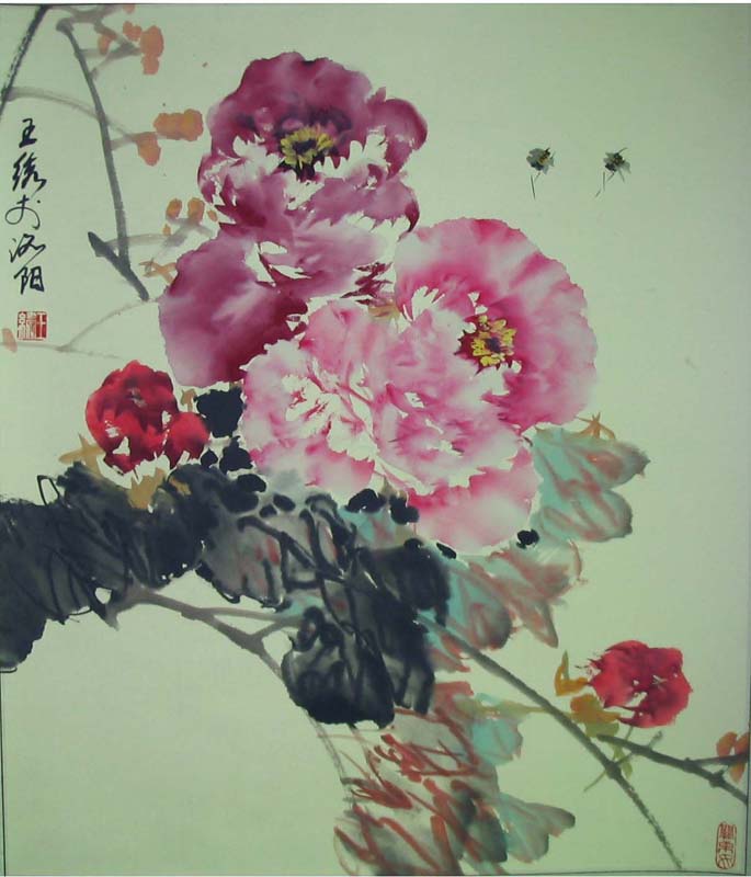 王绣-牡丹中国书画交易中心、中国书画销售中