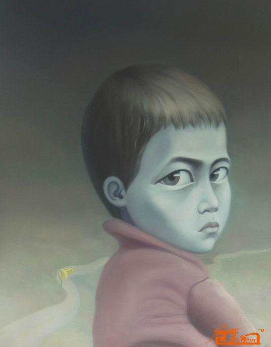 《男孩肖像》1---61×50cm
