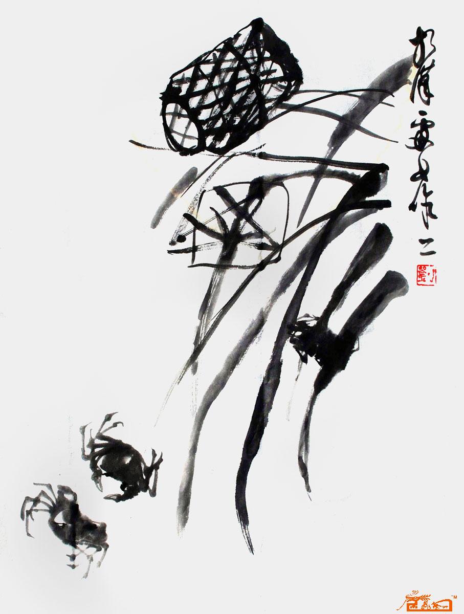 竹篓蟹―第二次画