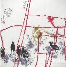 江文湛　雪地图-当代国画名家作品[需定制] 类别: 名家国画作品