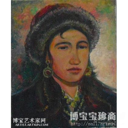 吐尔孙江。艾合麦提 100年前的维吾尔族女人 
