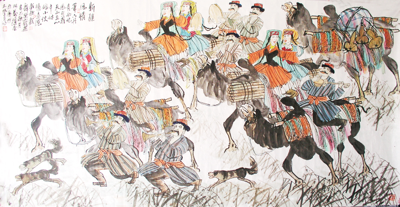 阿万提-新疆风情-淘宝-名人字画-中国书画交易