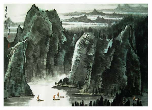 当代中国最有影响力的书画家——郑炜山水画