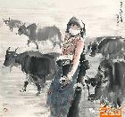旺姆卓嘎和她的牛群