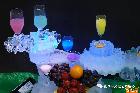 冰雕作品：《冰灯之夜》  原料：冰