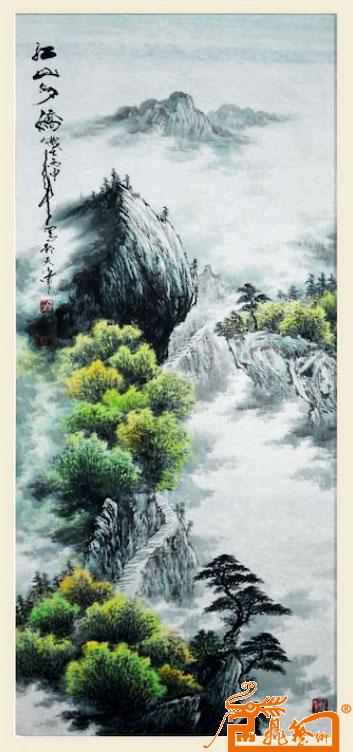 中国著名书画大师宁汉青-作品677-国画